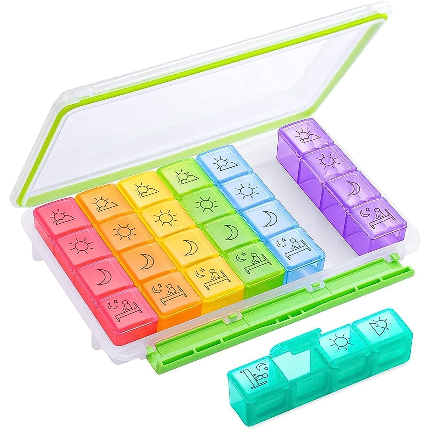 Portable 28-Grid Pill Dispenser Portable 28-Grid Pill Dispenser